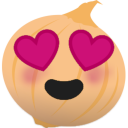 Onion With Heart Eyes — onion emoji for Slack & Discord