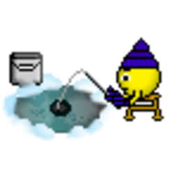 Ice Fishing — pixel-art emoji for Slack & Discord (Discord)