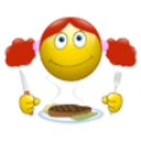 Dinner 2 — cartoon emoji for Slack & Discord
