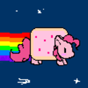 Nyan Unicorn — cartoon emoji for Slack & Discord