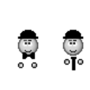 Laurel Hardy — cartoon emoji for Slack & Discord