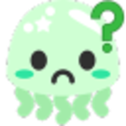 Jellyfish Question — cartoon emoji for Slack & Discord (Discord)