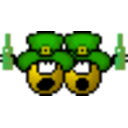 Saint Patrick — cartoon emoji for Slack & Discord