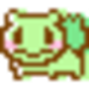 Bulbasaur 2 — cartoon emoji for Slack & Discord