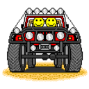 Monster Truck — cartoon emoji for Slack & Discord