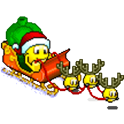Santas Sleigh — cartoon emoji for Slack & Discord (Discord)
