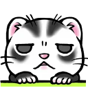 Ferret Annoyed — cat emoji for Slack & Discord