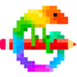 Pencil Chameleon — cartoon emoji for Slack & Discord (Discord)