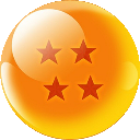 Dragonball Four Stars — orange emoji for Slack & Discord