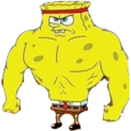 Buff Spongebob — cartoon emoji for Slack & Discord (Discord)