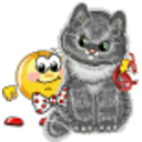 Hug Cat — cartoon emoji for Slack & Discord
