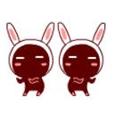 Rabbit Twins — cartoon emoji for Slack & Discord