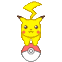 Pika Runpokeball — pikachu emoji for Slack & Discord (Slack)