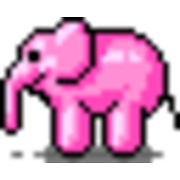 Pink Elephant — cartoon emoji for Slack & Discord (Discord)