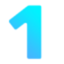 Blue Gradient Smooth — blue emoji for Slack & Discord