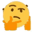 Thinking Face Rotating — thinking emoji for Slack & Discord