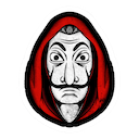 Moneyheistdali — character emoji for Slack & Discord