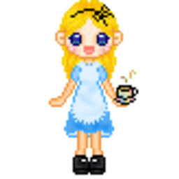 Alice In Wonderland — cartoon emoji for Slack & Discord (Discord)