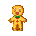 Gingerbread Man 2 — cute emoji for Slack & Discord