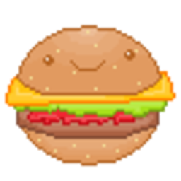Burger 5 — cartoon emoji for Slack & Discord (Discord)
