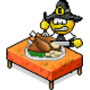 Carve Turkey — cartoon emoji for Slack & Discord