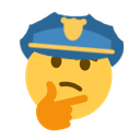 Think Police — cartoon emoji for Slack & Discord