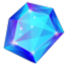 Blue Gem 3 — blue emoji for Slack & Discord