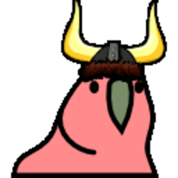 Viking Parrot — cartoon emoji for Slack & Discord (Discord)