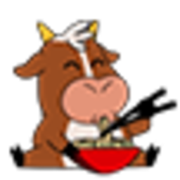Ox Famished — cartoon emoji for Slack & Discord (Discord)