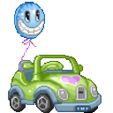 Gift Car — cartoon emoji for Slack & Discord