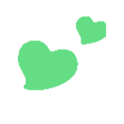 Flyinghearts Green — heart emoji for Slack & Discord (Discord)