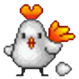 Chicken Egg — cartoon emoji for Slack & Discord (Discord)
