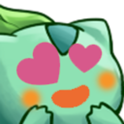 Bulbhearteyes — cartoon emoji for Slack & Discord (Discord)