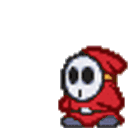 Shyguy With Sling — cartoon emoji for Slack & Discord