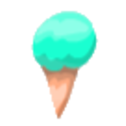 Teal Ice Cream — dessert emoji for Slack & Discord (Discord)