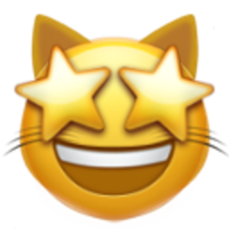 Star Struck Cat — cat emoji for Slack & Discord (Discord)