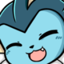 Happy Vaporeon — cartoon emoji for Slack & Discord