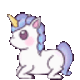 Unicorn Pounce — cartoon emoji for Slack & Discord (Discord)