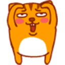 Fire Breathing Cat — cartoon emoji for Slack & Discord