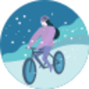 Winterbike — winter emoji for Slack & Discord