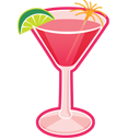 Cosmopolitan — drink emoji for Slack & Discord