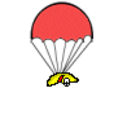 Banana Parachute — symbol emoji for Slack & Discord