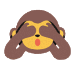 Blob Cantlook — monkey emoji for Slack & Discord (Discord)