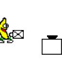 Banana Mailbox — cartoon emoji for Slack & Discord