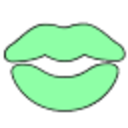 Green Lips — lip emoji for Slack & Discord