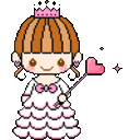 Princess 3 — cartoon emoji for Slack & Discord