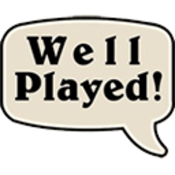 Well Played — text emoji for Slack & Discord (Discord)