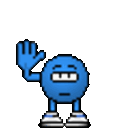 Bye Bye 2 — cartoon emoji for Slack & Discord