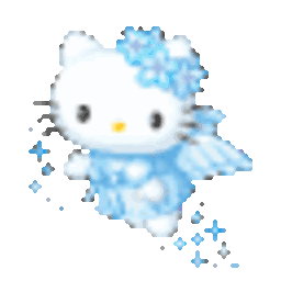 Hellokitty Fly — cartoon emoji for Slack & Discord (Discord)
