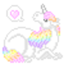Unicorn Love — cartoon emoji for Slack & Discord